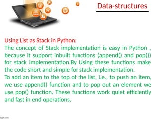 Comprehensive Guide to Stack Data Structure in Python for Class XII ...