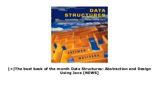 [+]The best book of the month Data Structures: Abstraction and Design ...