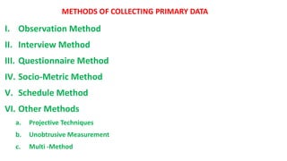 DATA - TYPES & METHODS OF THEIR COLLECTION.pptx