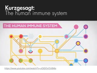 Kurzgesagt: 
The human immune system
https://www.youtube.com/watch?v=zQGOcOUBi6s
 