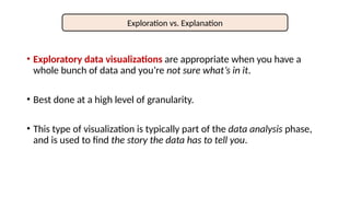 Exploratory Visualization Examples Data-visualization presentation data visualization data | PDF