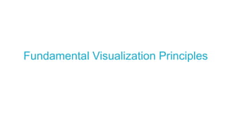 Fundamental Visualization Principles

 