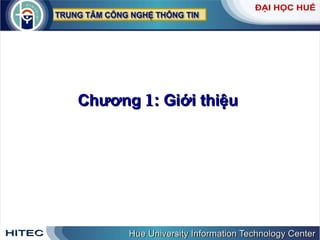Chương  1:  Giới   thiệu   