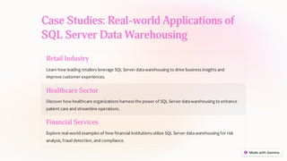 Unlocking Insights: The Comprehensive Guide to Data Warehousing with ...