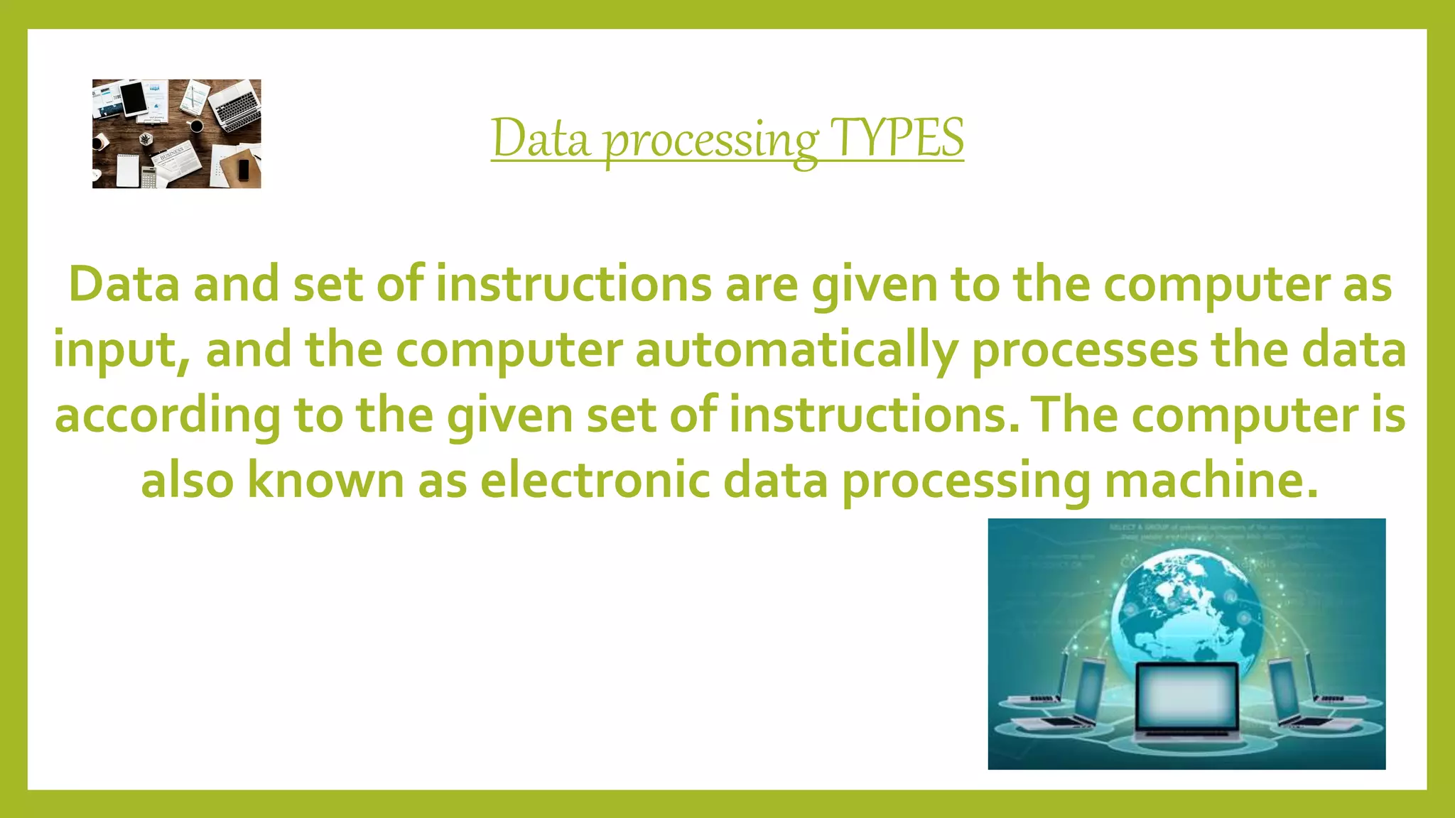 Data What is Data.. - Computer E Learning | PPT