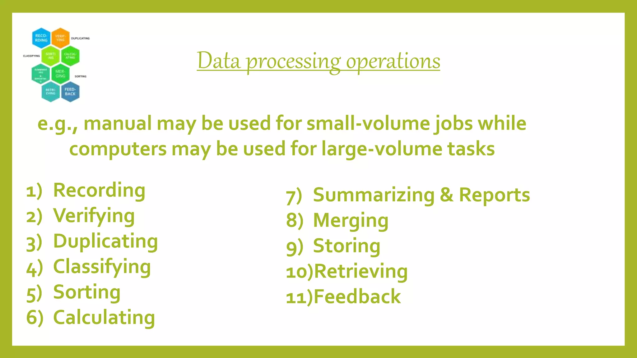 Data What is Data.. - Computer E Learning | PPT