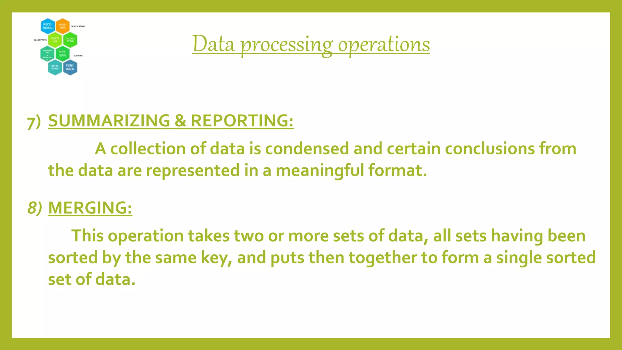 Data What is Data.. - Computer E Learning | PPT