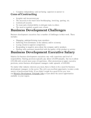 Roles And Responsibilities Of Bde