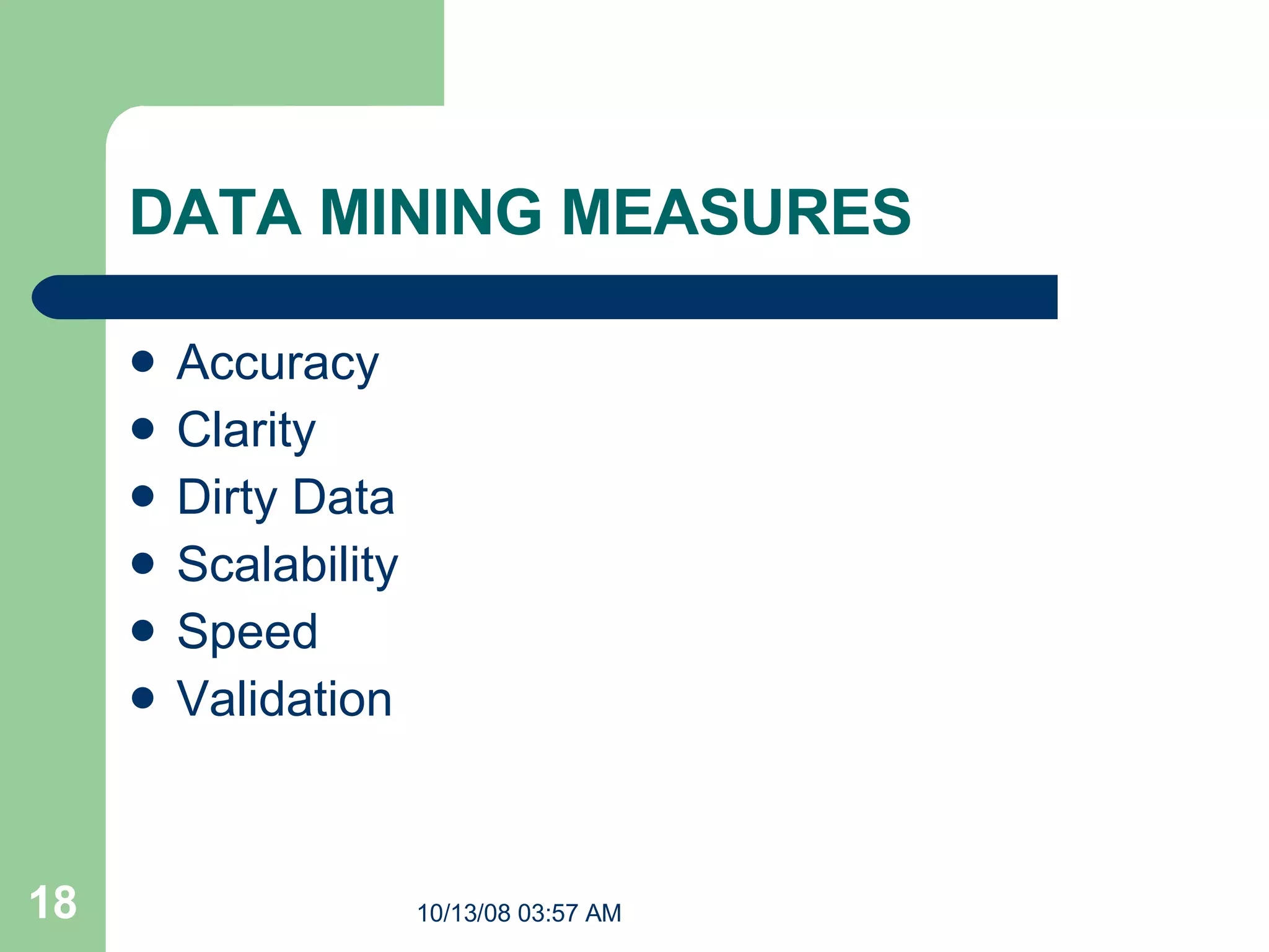 DATA WAREHOUSING AND DATA MINING | PPT
