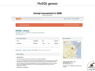 Data2breakfast - Introduction à  la base de données NoSQL Apache Cassandra