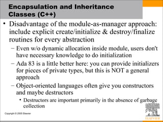 Data abstraction and object orientation | PPT