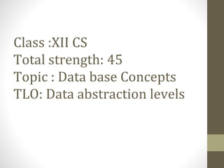 ppt - chapter 11: classes and data abstraction... DATA ABSTRACTION FOR COMPUTER SCIENCE | PPTX
