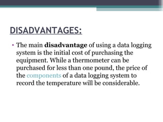 Data Acquisition System and Data loggers | PPT