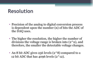 Data Acquisition System and Data loggers | PPT
