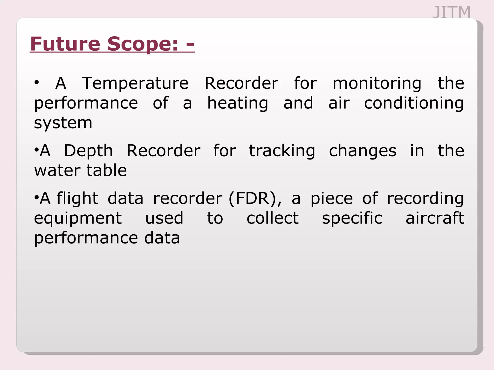 Data acquisition and logging system | PPT