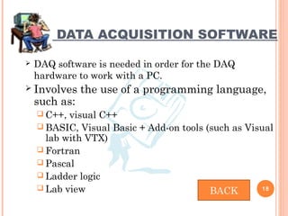 Data acquisition system (DAS) | PPT