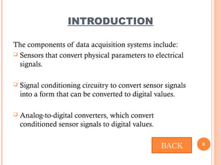 Data acquisition system (DAS) | PPT