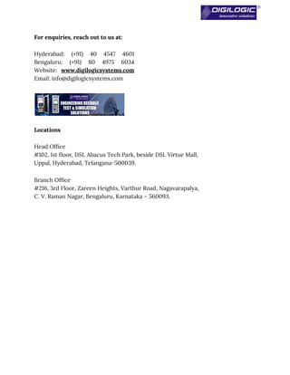 Data Acquisition Systems From Digilogic Systems | PDF