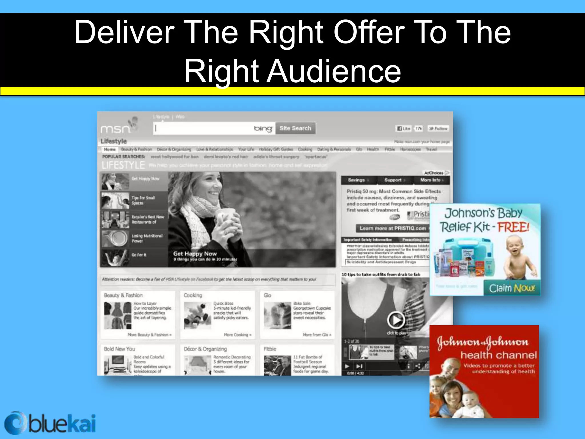 Deliver The Right Offer To The
        Right Audience
 