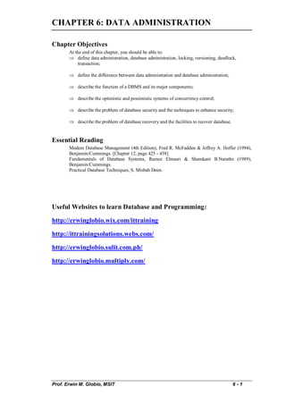 Data administration | PDF