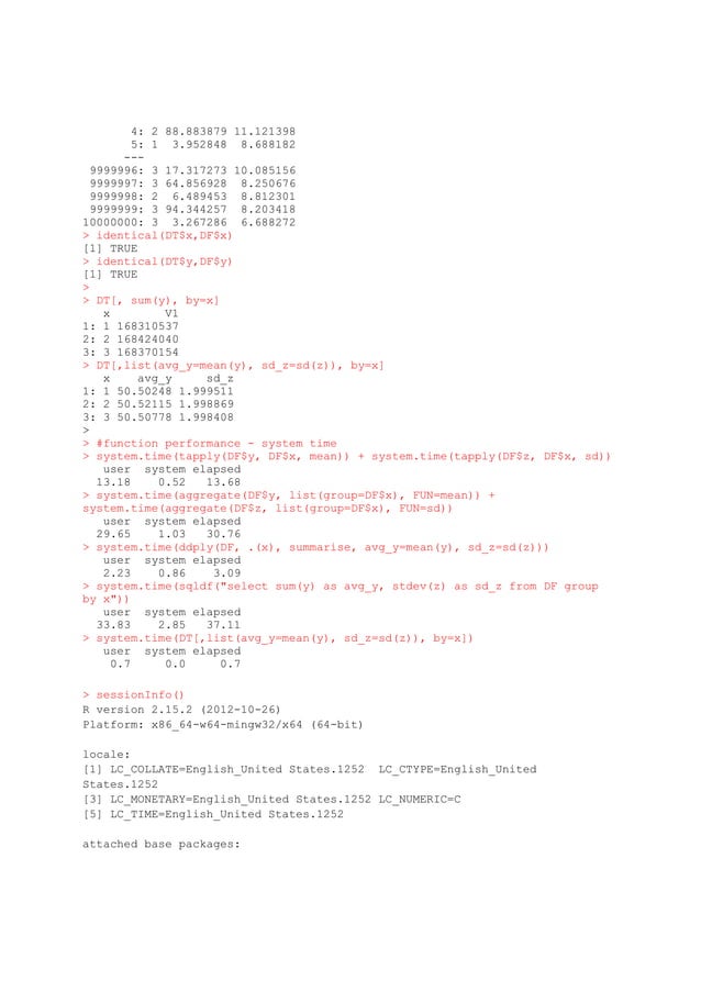 Data Aggregation In R