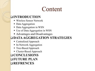 Data aggregation in wireless sensor network | PDF