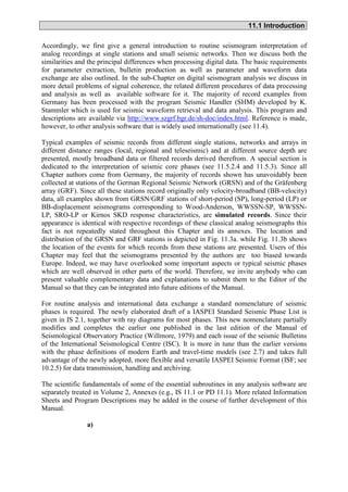 Data analysis and Seismogram Interpretation | PDF