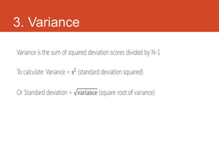 3. Variance
 