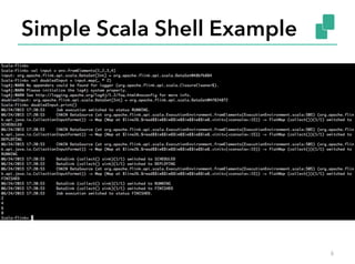 Simple Scala Shell Example
6
 