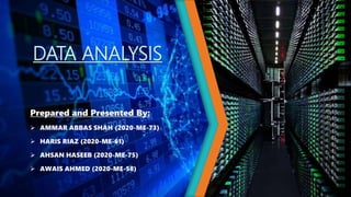 Data analysis