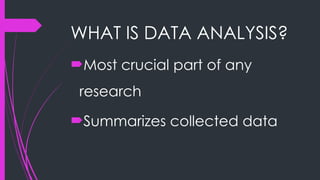 DATA ANALYSIS powerpoint presentation. ppt | PPTX