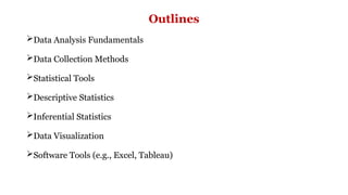Comprehensive Guide to Data Analysis and Visualization Techniques | PPTX