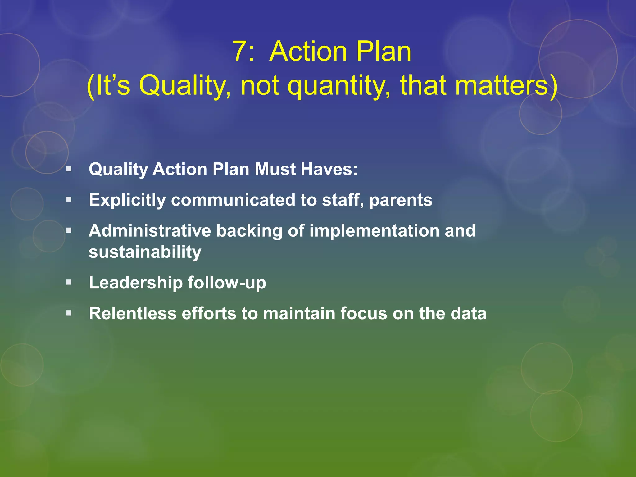 Learn what programs are yielding desired results