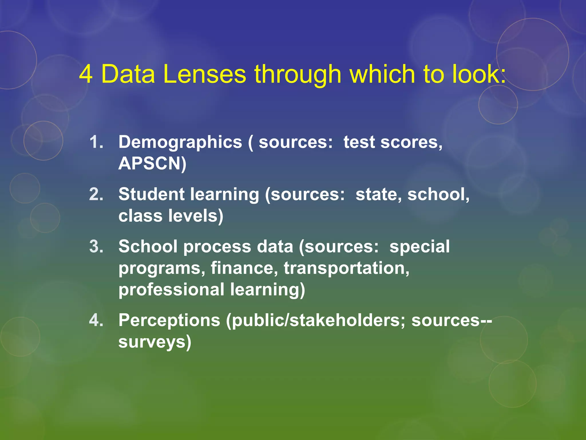 It is NOT data disaggregation (that stops at the breaking-down stage)