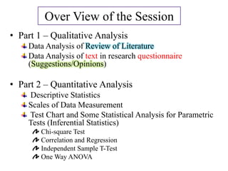 Data analysis and interpretation | PPTX