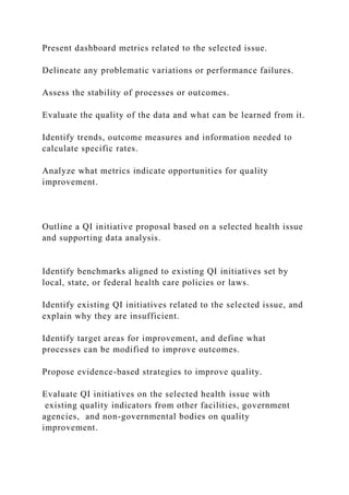 Data Analysis and Quality Improvement Initiative Proposal .docx