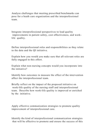 Data Analysis and Quality Improvement Initiative Proposal .docx