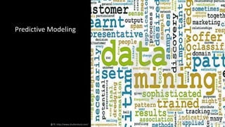 Predictive Modeling
출처: http://www.shutterstock.com/
 