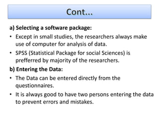 Introduction to Data Analysis for Nurse Researchers | PPTX
