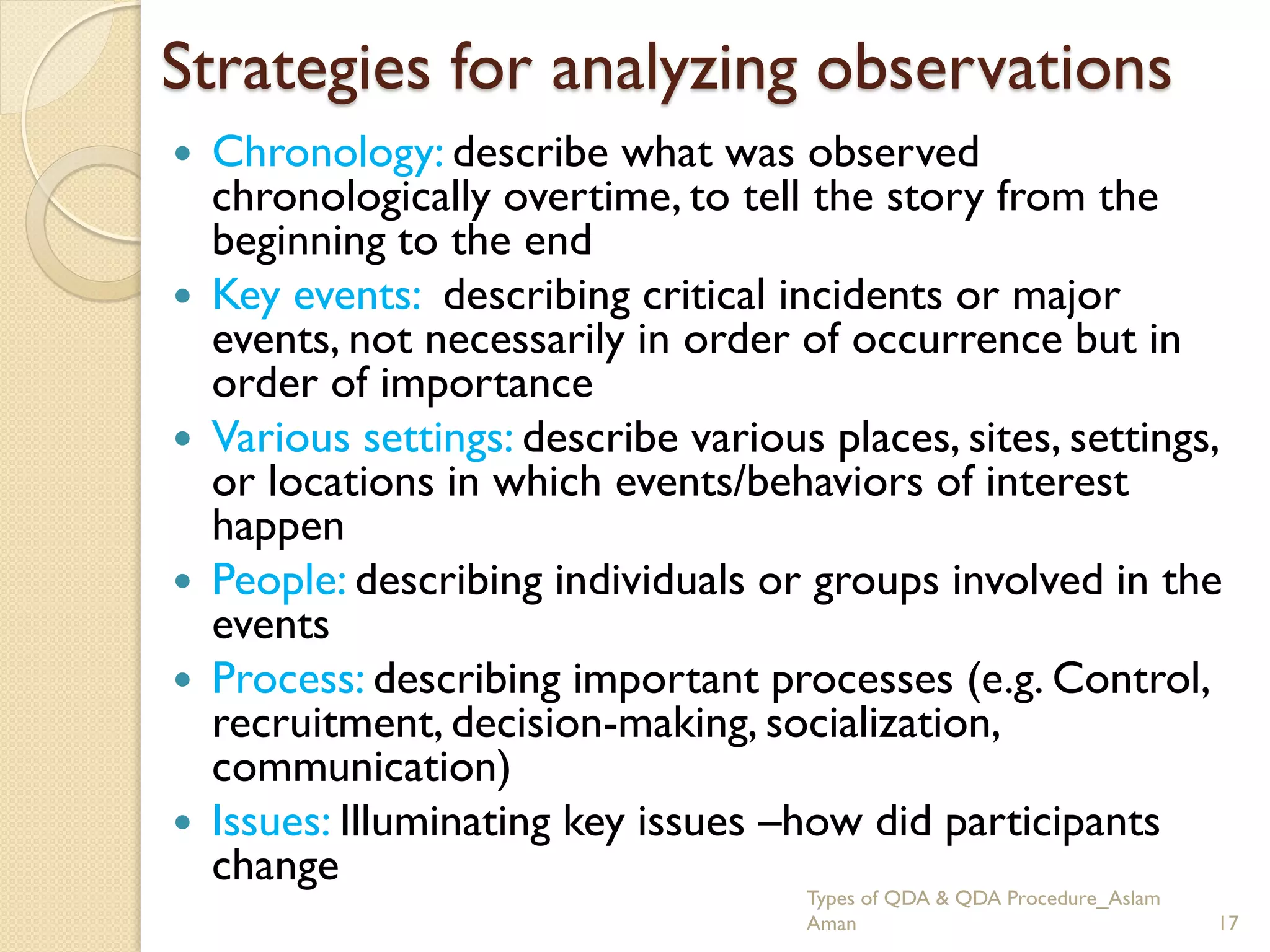 Data Analysis Procedure and Types of Quality Data | PDF