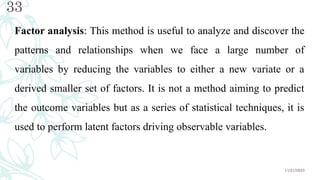 Data Analysis Techniques for research analysis | PPTX