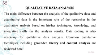 Data Analysis Techniques for research analysis | PPTX
