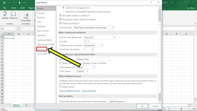 Install Addin Excel - Data Analysis Tool Pak - Thiyagu | PPT