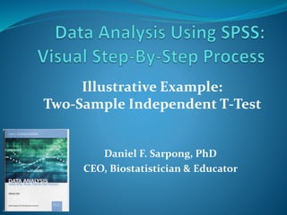 Daniel F. Sarpong, PhD
CEO, Biostatistician & Educator
Illustrative Example:
Two-Sample Independent T-Test
 