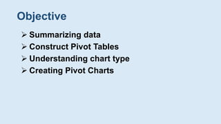 Data Analysis & Visualization using MS. Excel | PPTX | Technology ...