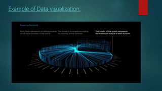 Example of Data visualization:
 