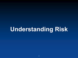 Understanding Risk
7
 