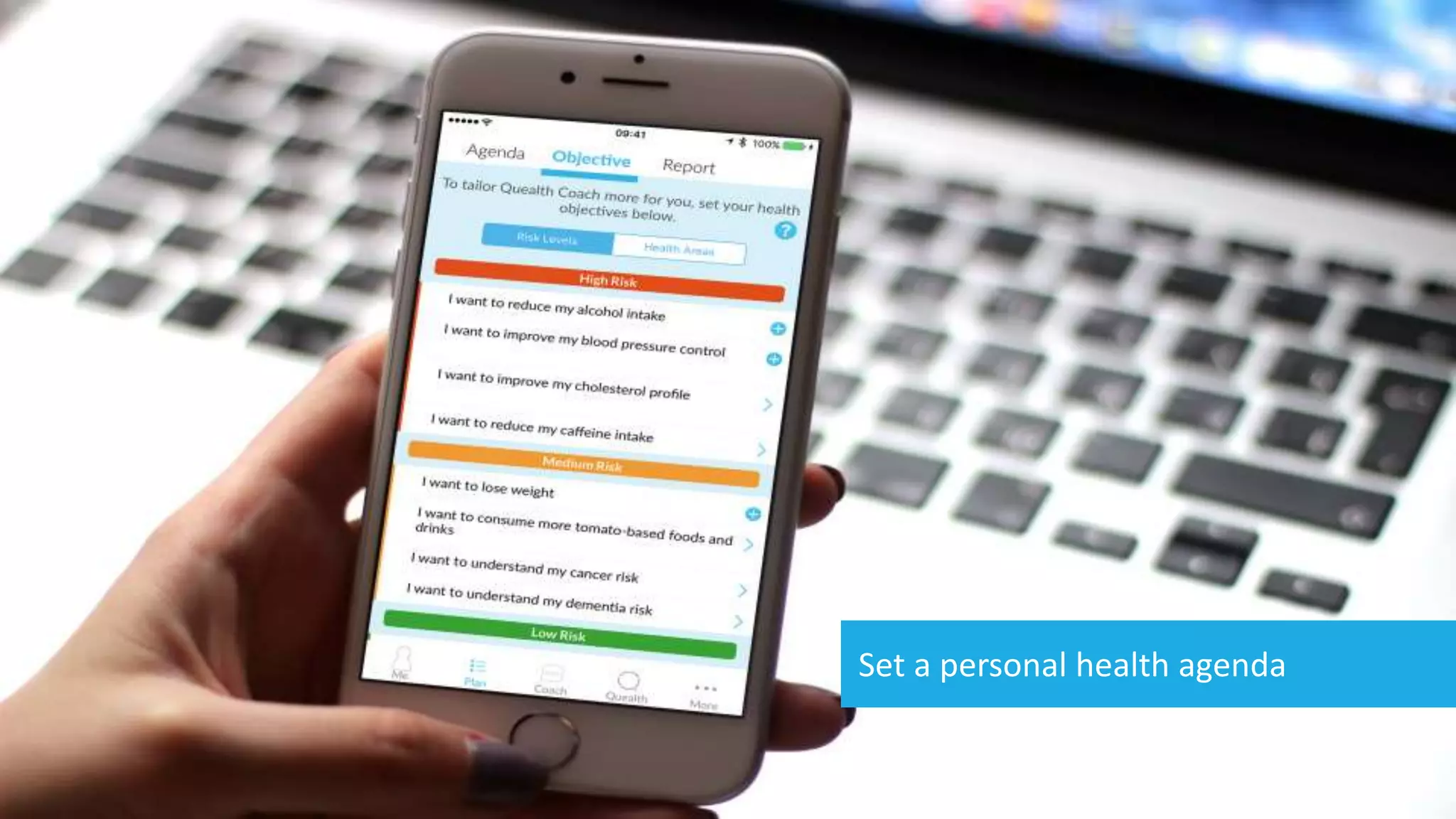 Set a personal health agenda
 