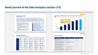 Small preview of the Data Analytics section (1/3)
Domont Consulting 13
 