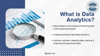 Data Analytics Certification | IABAC Certification | PDF